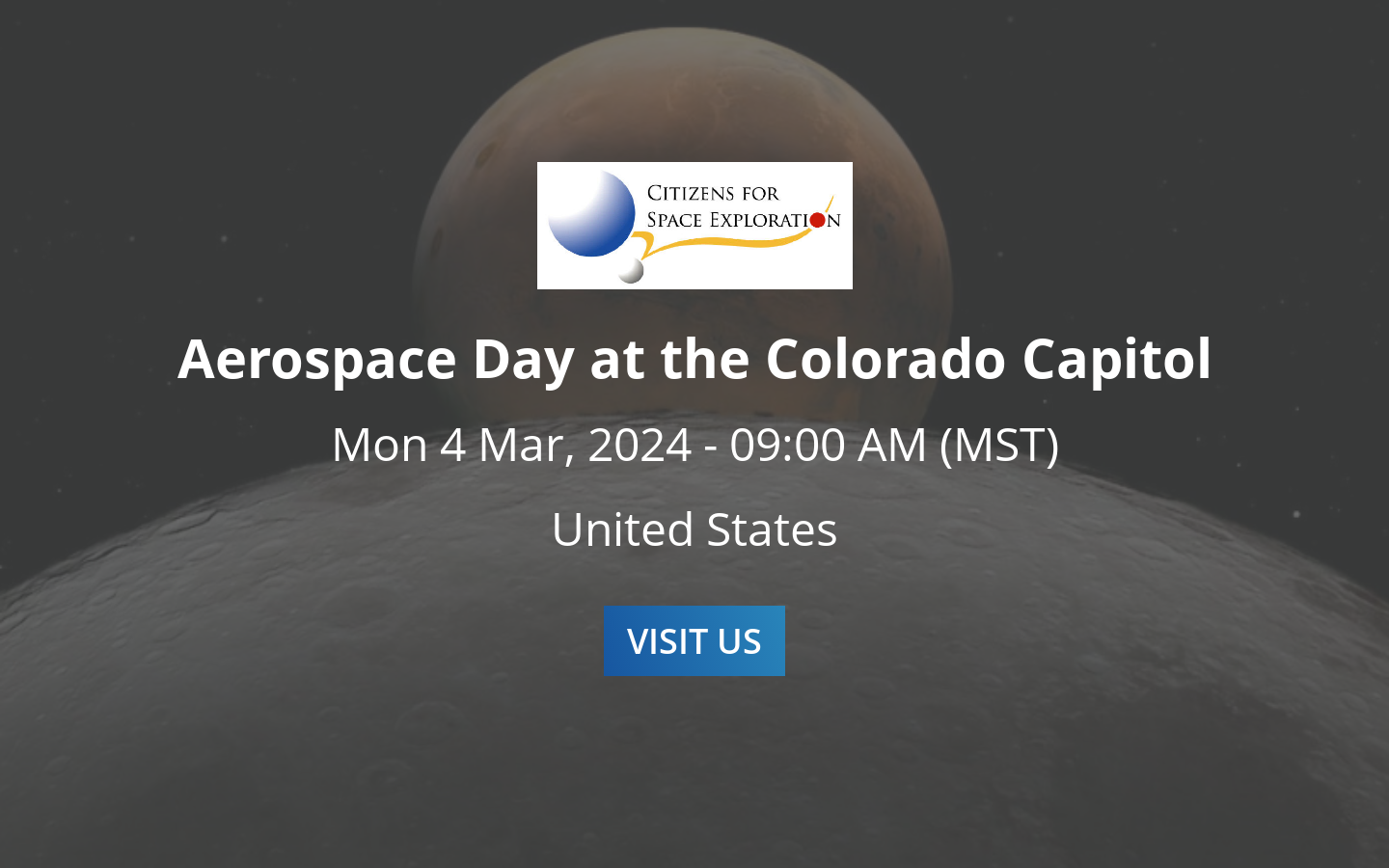 Aerospace Day at the Colorado Capitol